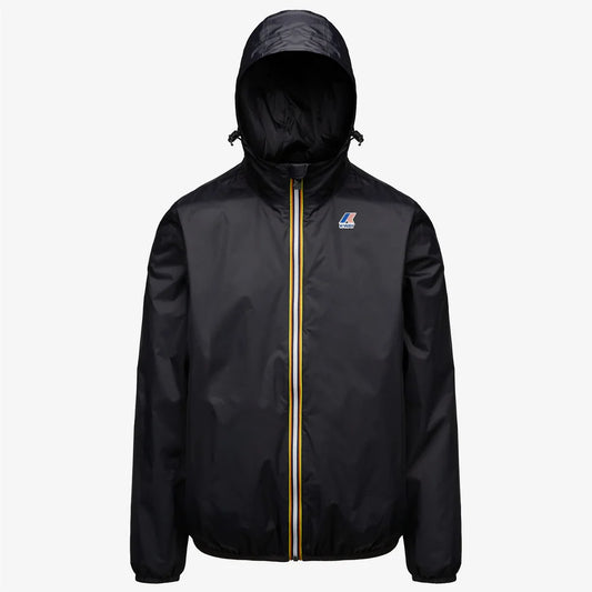 K-WAY Giubbotto corto unisex nero impermeabile LE VRAI 3.0 CLAUDE WARM