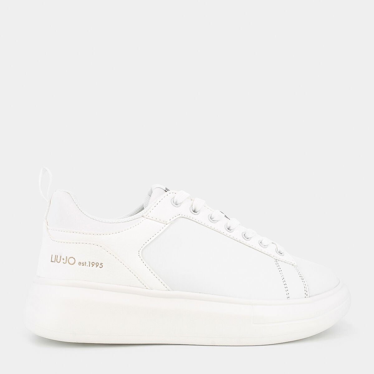 LIU JO Scarpe platform bianche BIG 05