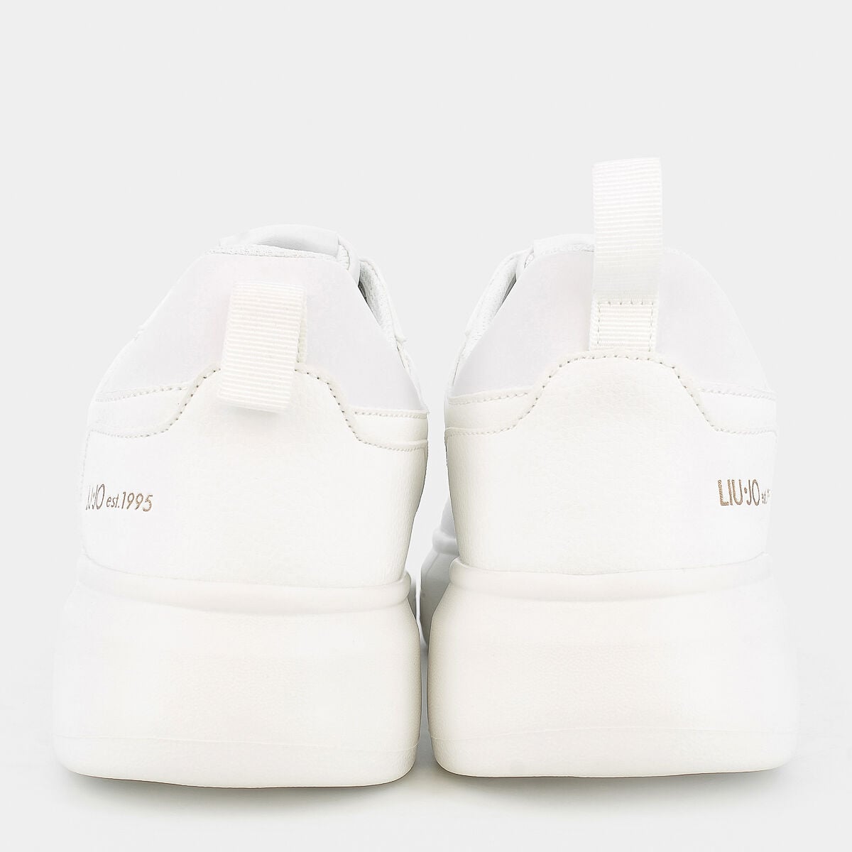 LIU JO Scarpe platform bianche BIG 05
