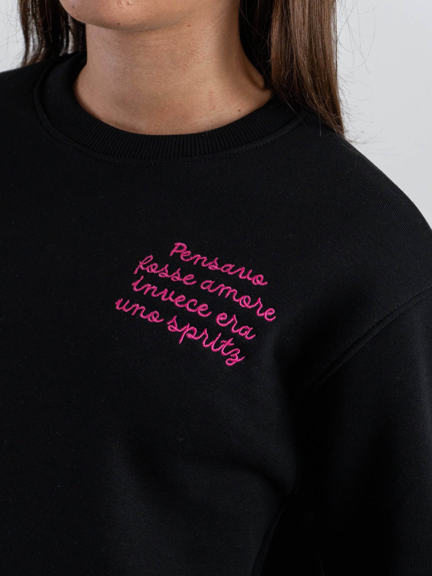 SUPERCULTURE Felpa pensavo fosse amore invece era uno spritz