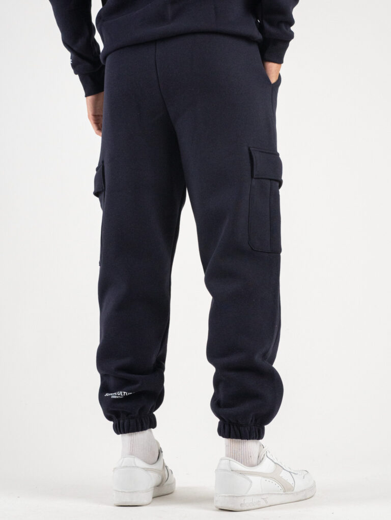 SUPERCULTURE Pantaloni in felpa con tasconi poser