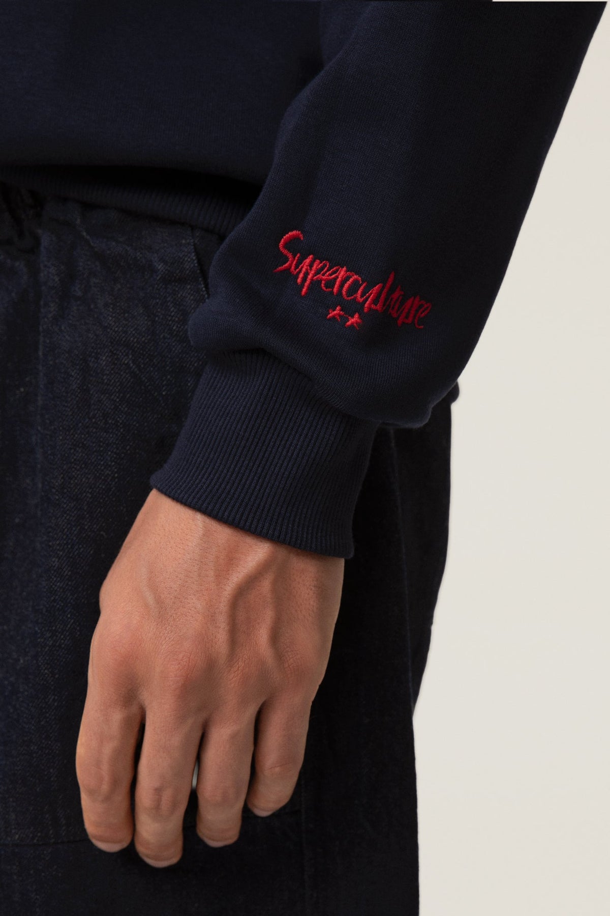 SUPERCULTURE Felpa girocollo uomo APRES SKI