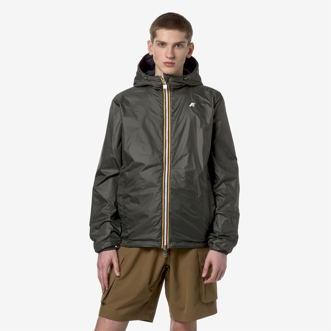 K-WAY Giubbotto JAKE PLUS.2 DOUBLE reversibile impermeabile