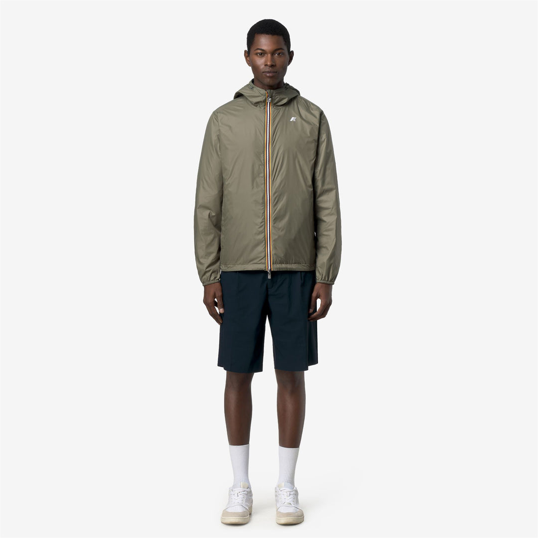 K-WAY Giubbotto JAKE PLUS.2 DOUBLE reversibile impermeabile