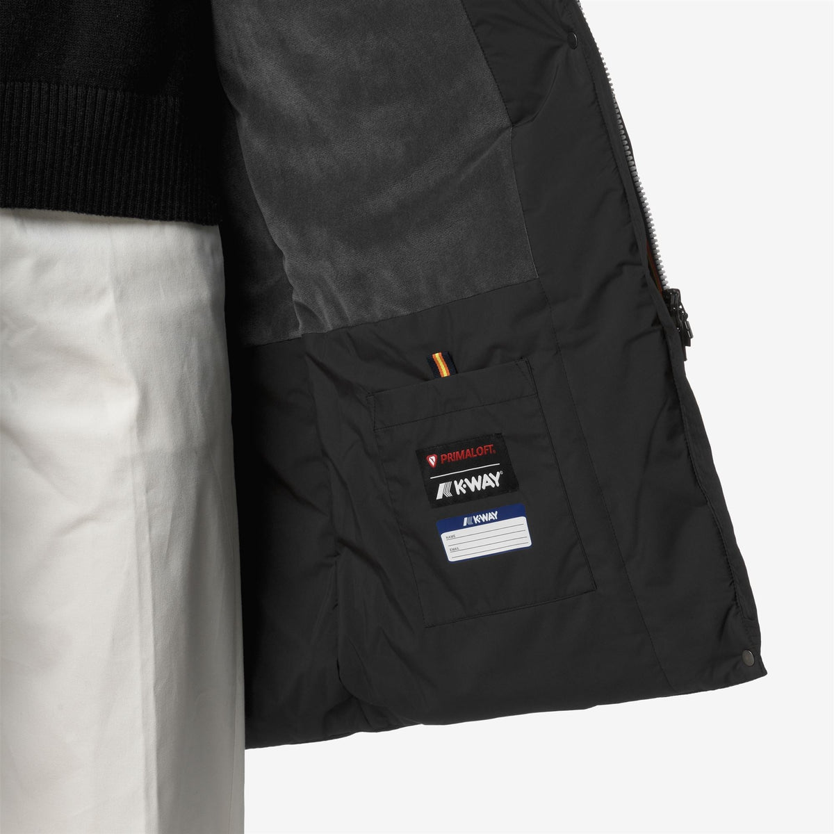 K-WAY Giubbotto lungo da donna in primaloft impermeabile SONJA SOFT MARMOTTA