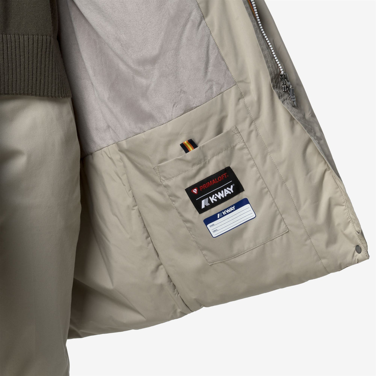 K-WAY Giubbotto lungo da donna in primaloft impermeabile SONJA SOFT MARMOTTA