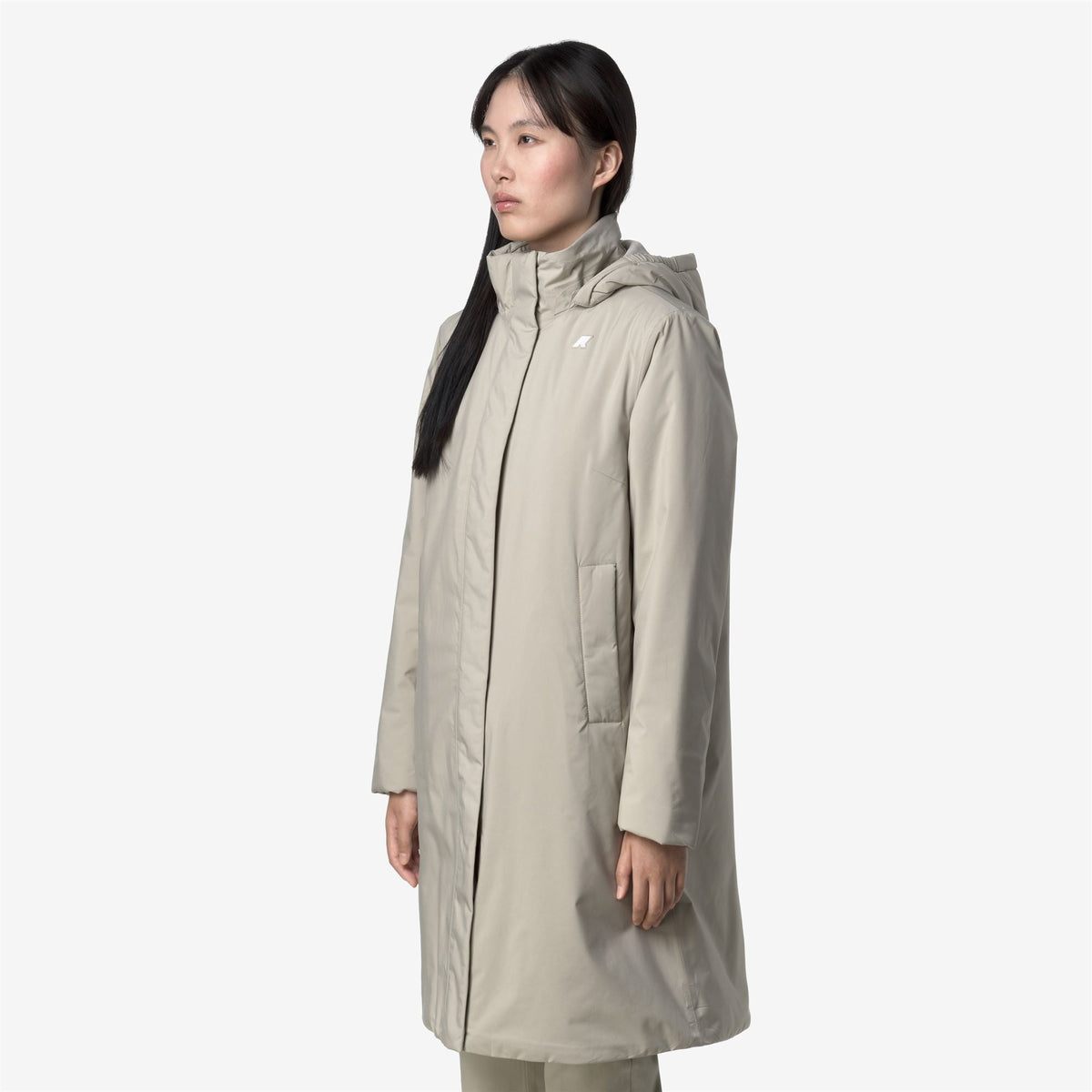 K-WAY Giubbotto lungo da donna in primaloft impermeabile SONJA SOFT MARMOTTA