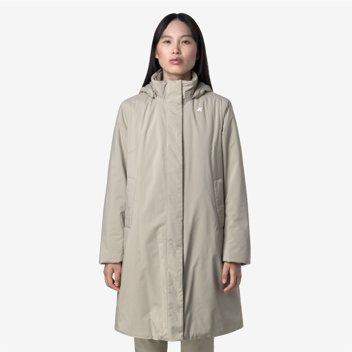 K-WAY Giubbotto lungo da donna in primaloft impermeabile SONJA SOFT MARMOTTA