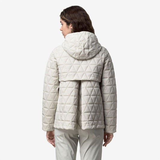 K-WAY Giubbotto 100gr a trapezio MADLAINE DIAMOND QUILTED WARM