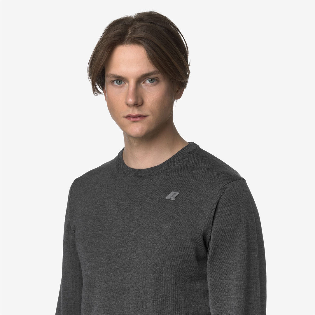 K-WAY Maglia girocollo 100%lana merino SEBASTIEN MERINO