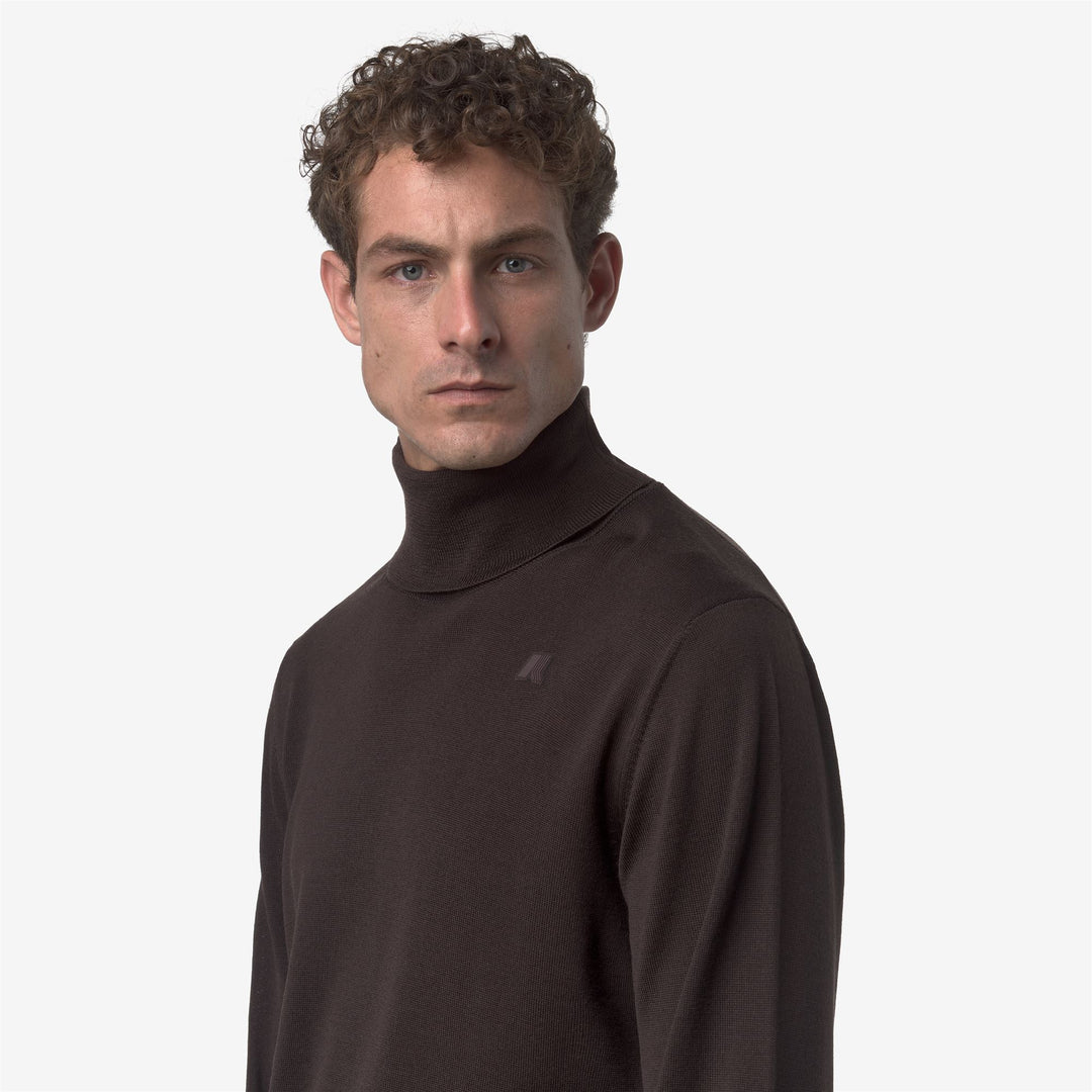 K-WAY Maglia dolcevita in 100%lana merino HENRY MERINO