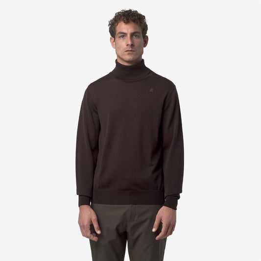 K-WAY Maglia dolcevita in 100%lana merino HENRY MERINO