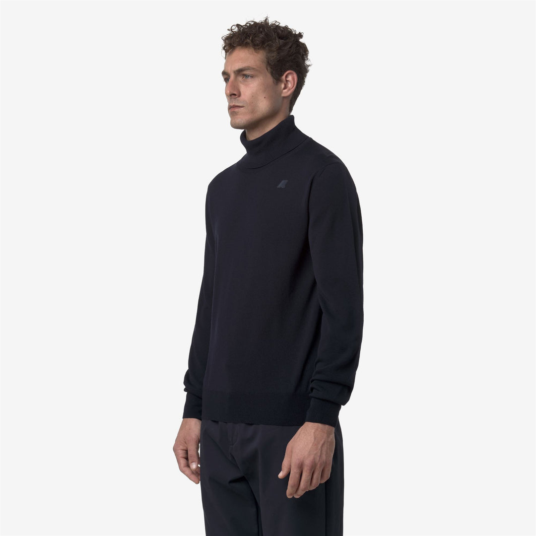 K-WAY Maglia dolcevita in 100%lana merino HENRY MERINO