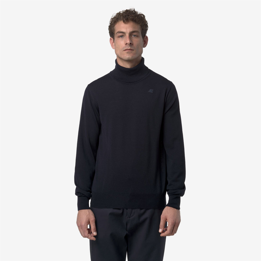 K-WAY Maglia dolcevita in 100%lana merino HENRY MERINO