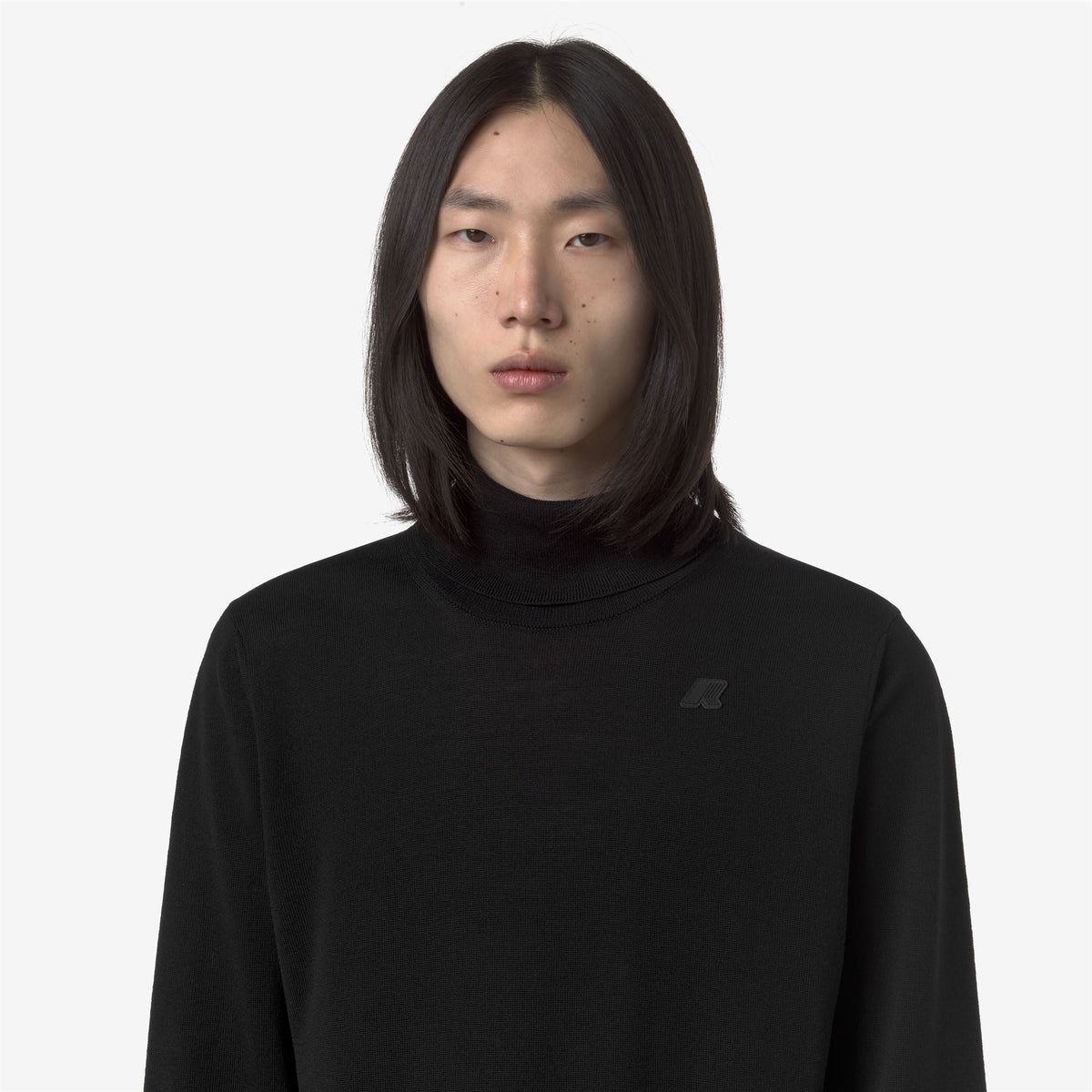 K-WAY Maglia dolcevita 100% lana HENRY MRINO