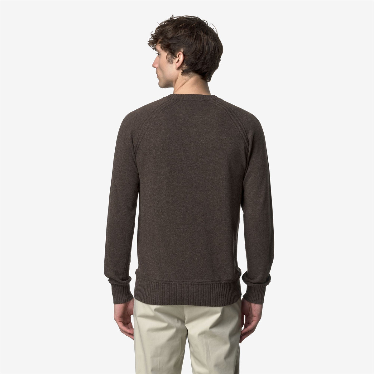 K-WAY Maglia girocollo misto cashmere SEBASS WOOL CASHMERE