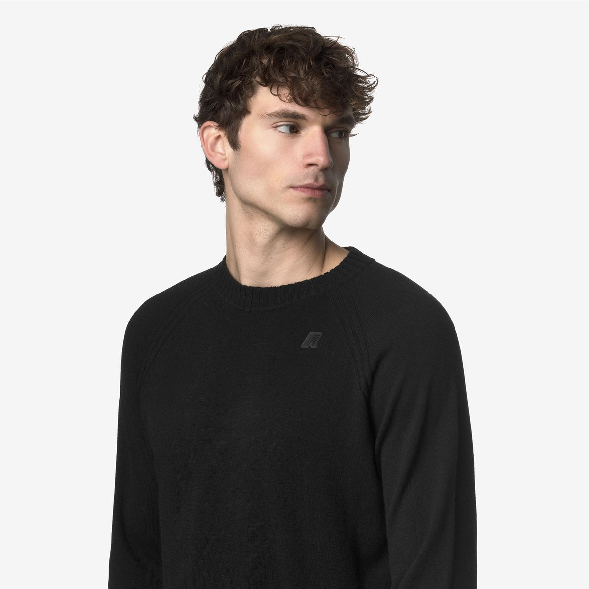 K-WAY Maglia girocollo misto cashmere SEBASS WOOL CASHMERE