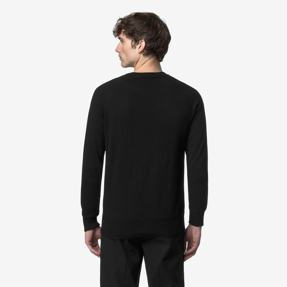 K-WAY Maglia girocollo misto cashmere SEBASS WOOL CASHMERE