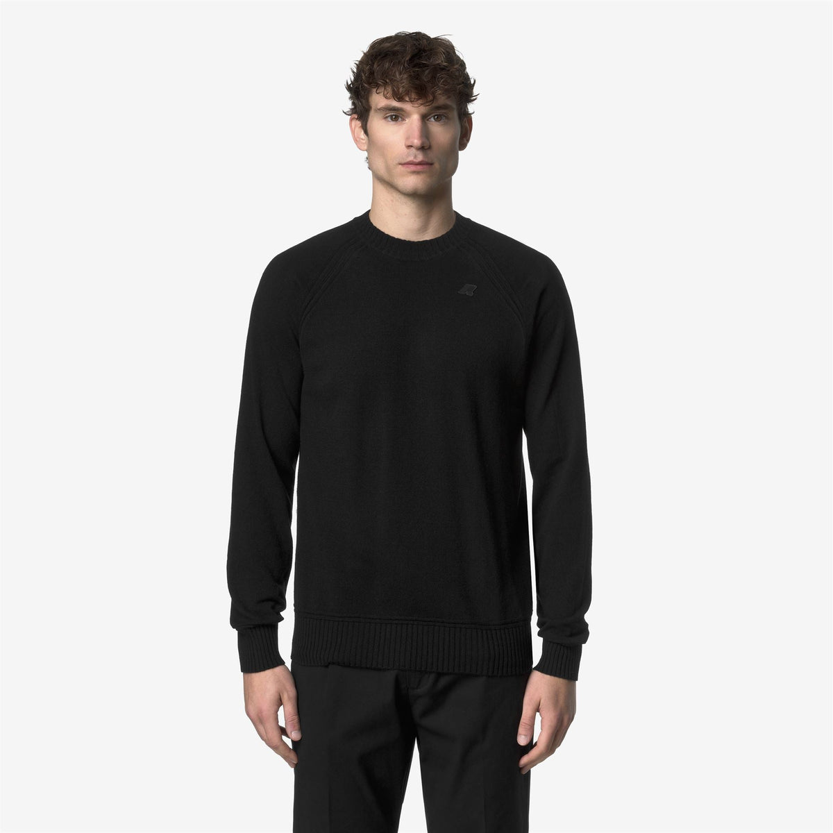 K-WAY Maglia girocollo misto cashmere SEBASS WOOL CASHMERE