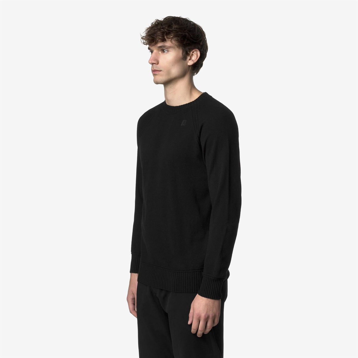 K-WAY Maglia girocollo misto cashmere SEBASS WOOL CASHMERE