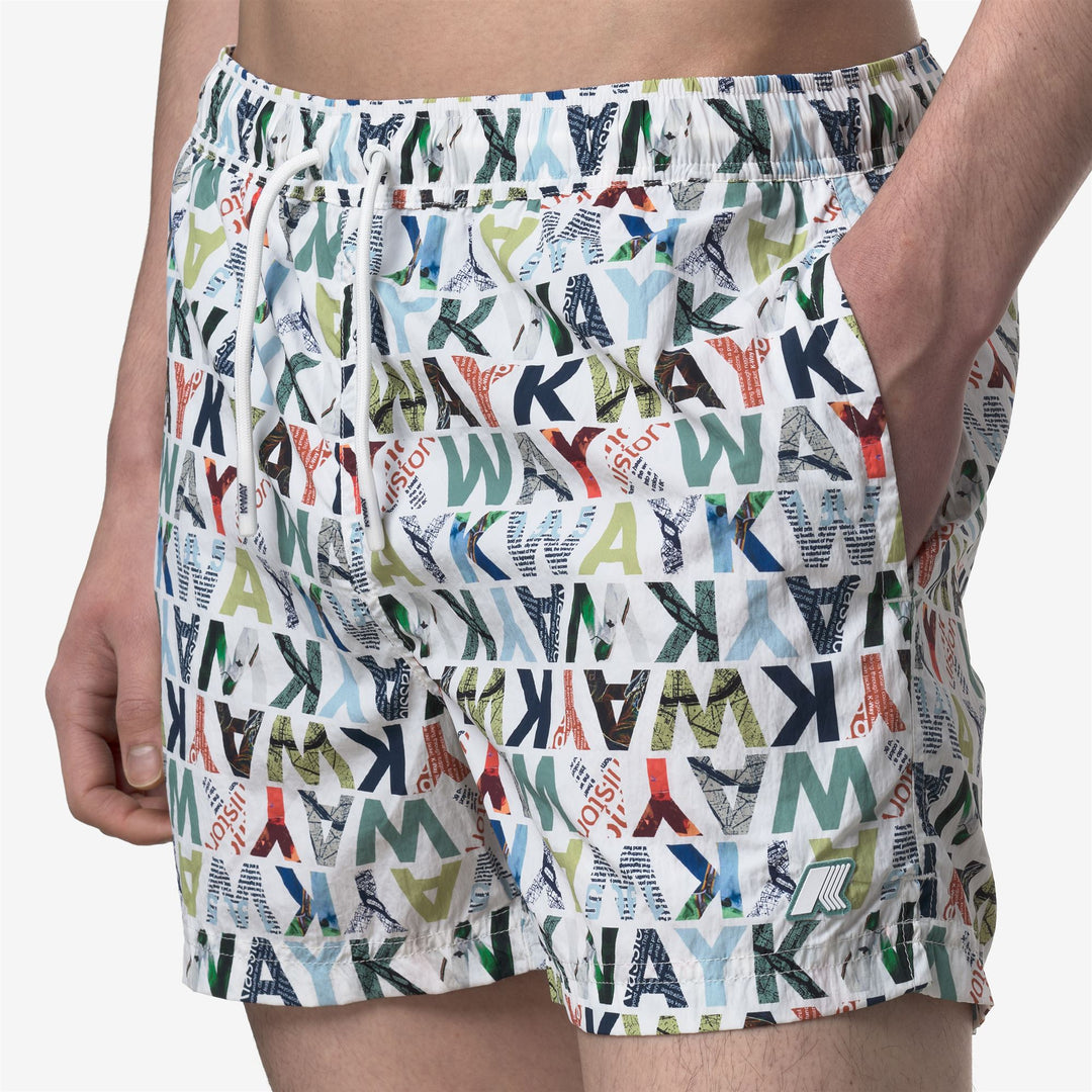 K-WAY Costume da bagno uomo bermuda corto HAZEL GRAPHIC BEACH
