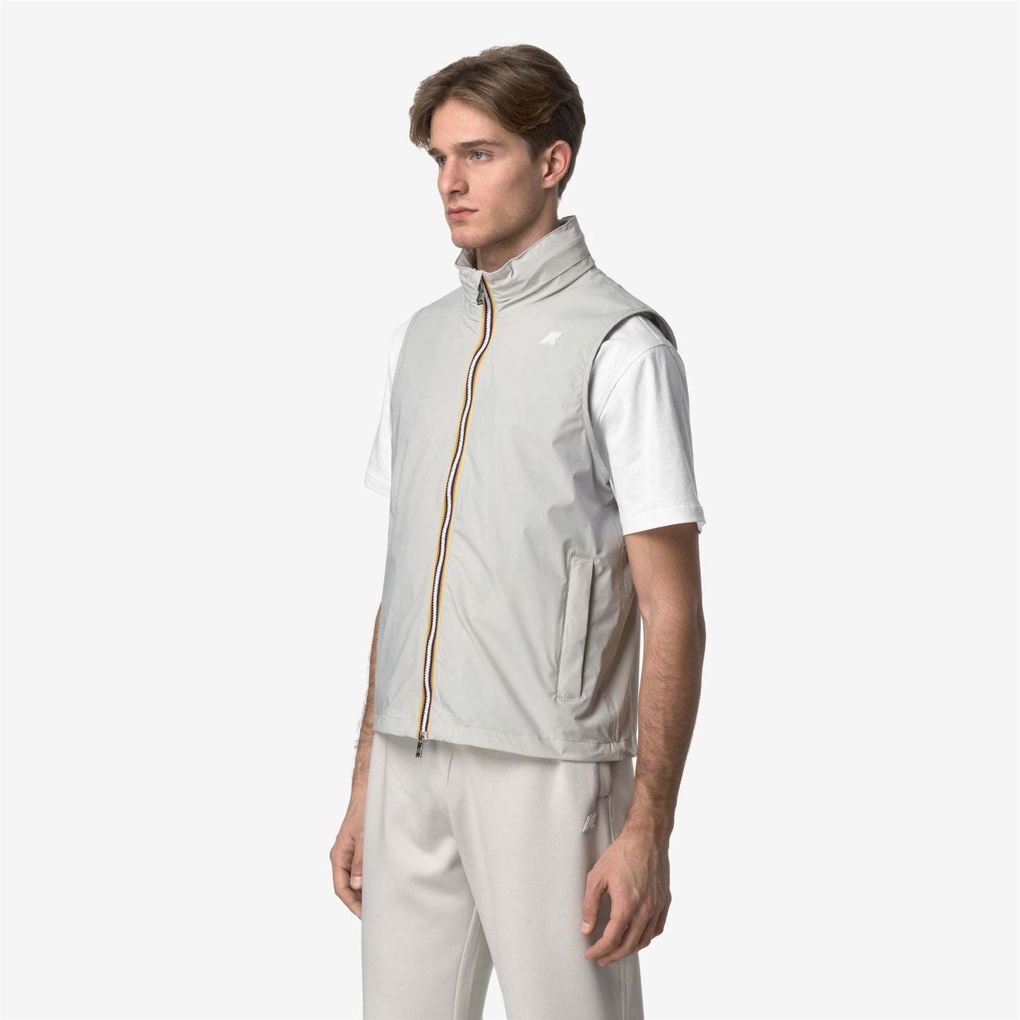 K-WAY Giubbotto smanicato VALEN STRETCH DOT impermeabile con fondo regolabile
