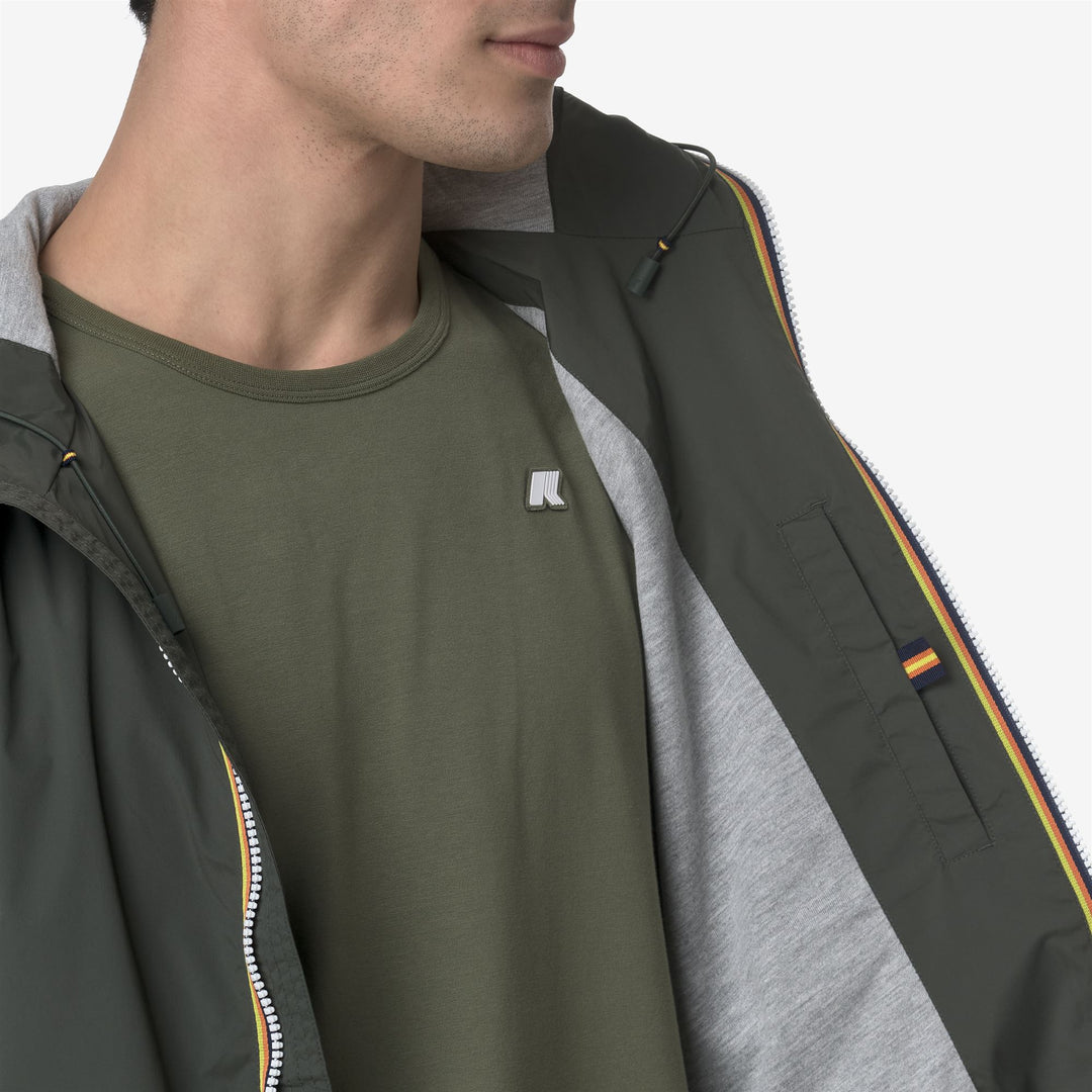 K-WAY Giubbotto estivo uomo JACK STRETCH NYLON JERSEY