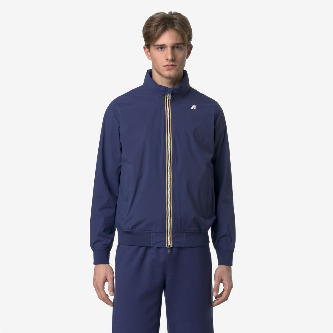 K-WAY Giubbotto estivo con cappuccio estraibile AMAURY STRETCH NYLON JERSEY