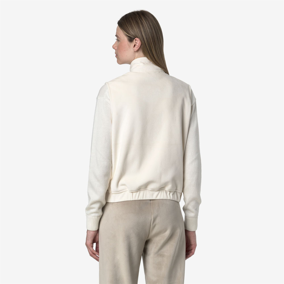 K-WAY Gilet in felpa donna in velour VIVIELME VELOUR POLAR