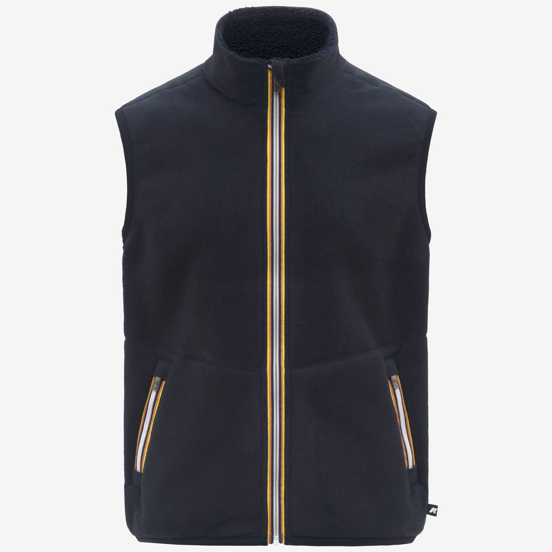 K-WAY Giubbotto smanicato in pile effetto sherpa  YANNICK SHERPA DOUBLE