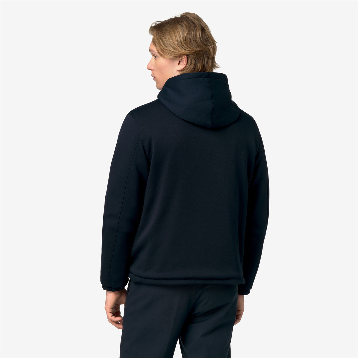 K-WAY Felpa in interlock reversibile con pelliccia JACK LIGHT SPACER FUR DOUBLE