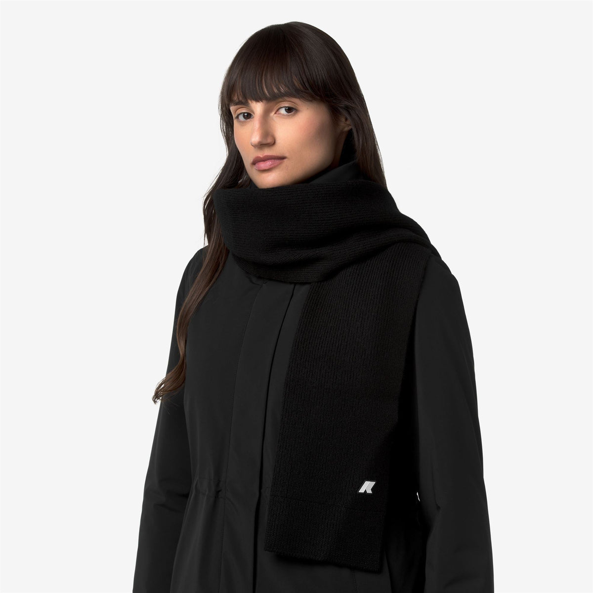K-WAY Sciarpa unisex in lana ETIENNE CARDIGAN STITCH WOOL