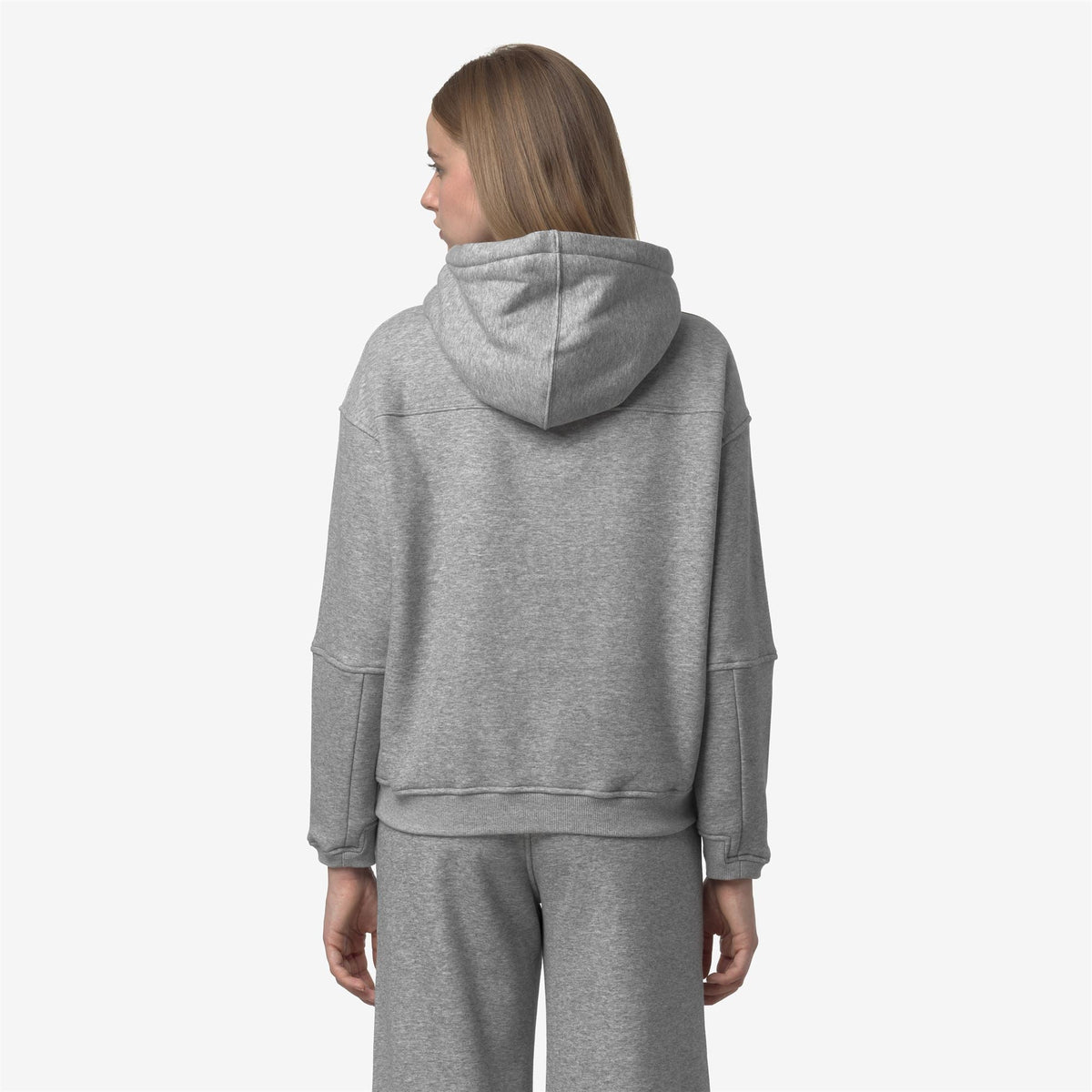 K-WAY Felpa dona  con cappuccio NINETTE BRUSHED PC