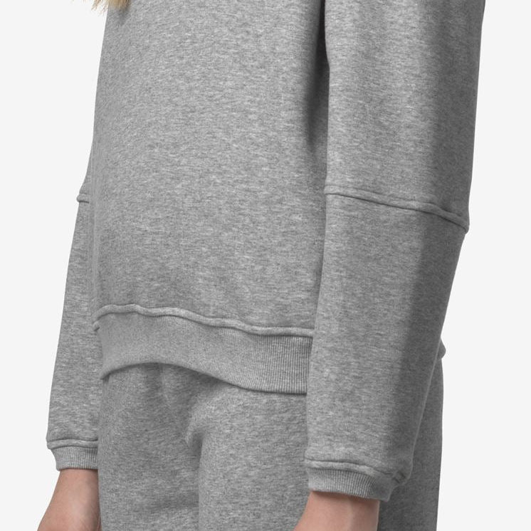 K-WAY Felpa invernale donna girocollo NOELLA BRUSHED PC