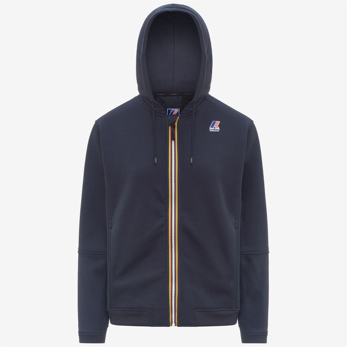 K-WAY Felpa invernale unisex con zip e cappuccio PROSPER BRUSHED PC