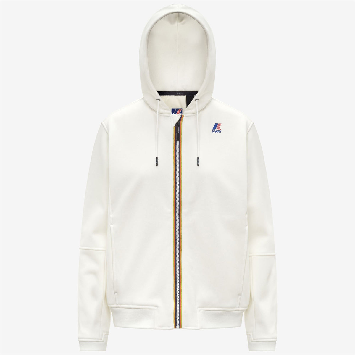 K-WAY Felpa invernale unisex con zip e cappuccio PROSPER BRUSHED PC