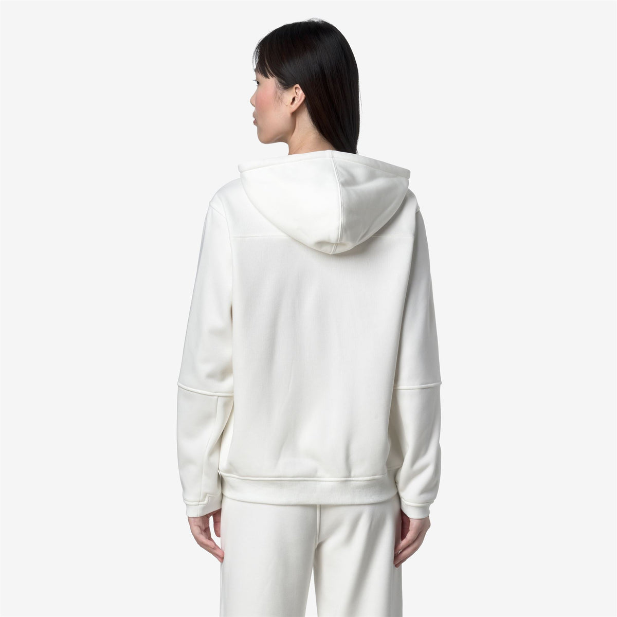 K-WAY Felpa invernale unisex con zip e cappuccio PROSPER BRUSHED PC