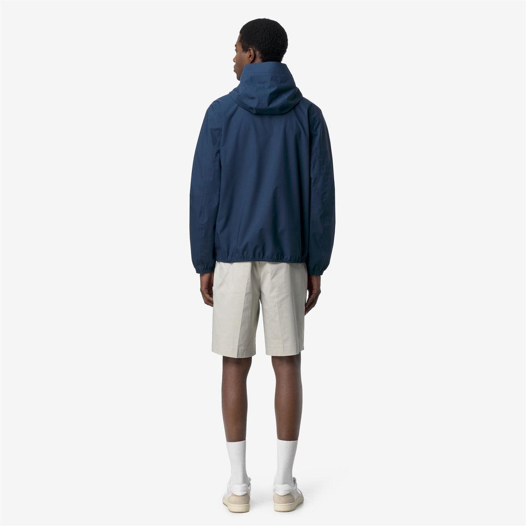K-WAY Giubbotto estivo con cappuccio impermeabile JACK STRETCH DOT