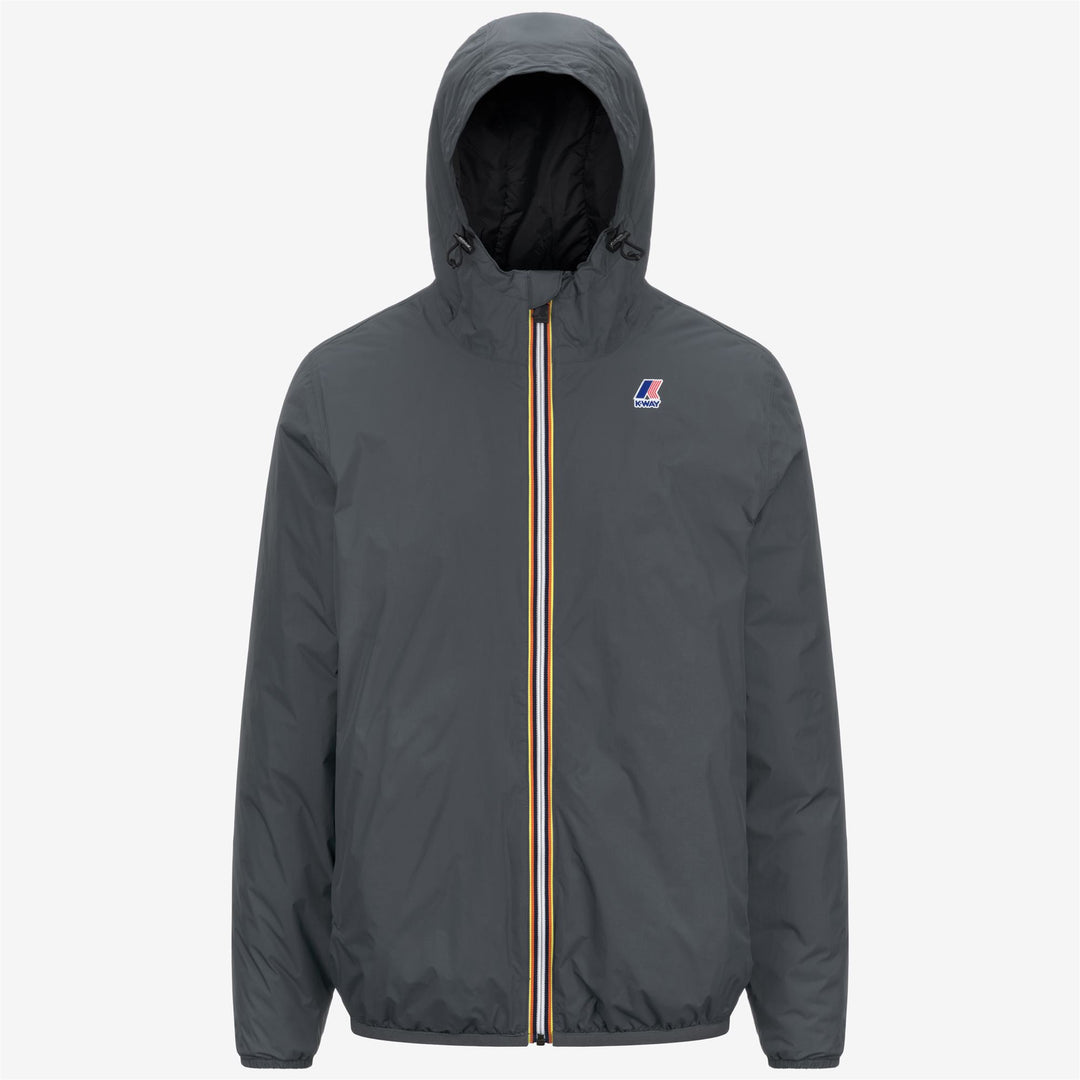 K-WAY Giubbotto unisex corto mezzo peso impermeabile con cappuccio LE VRAI 4.0 CLAUDE WARM