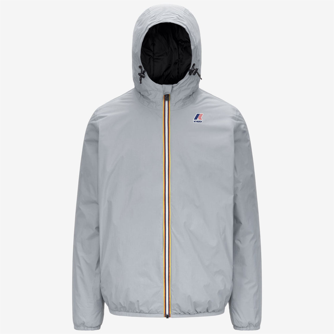 K-WAY Giubbotto unisex corto mezzo peso impermeabile con cappuccio LE VRAI 4.0 CLAUDE WARM