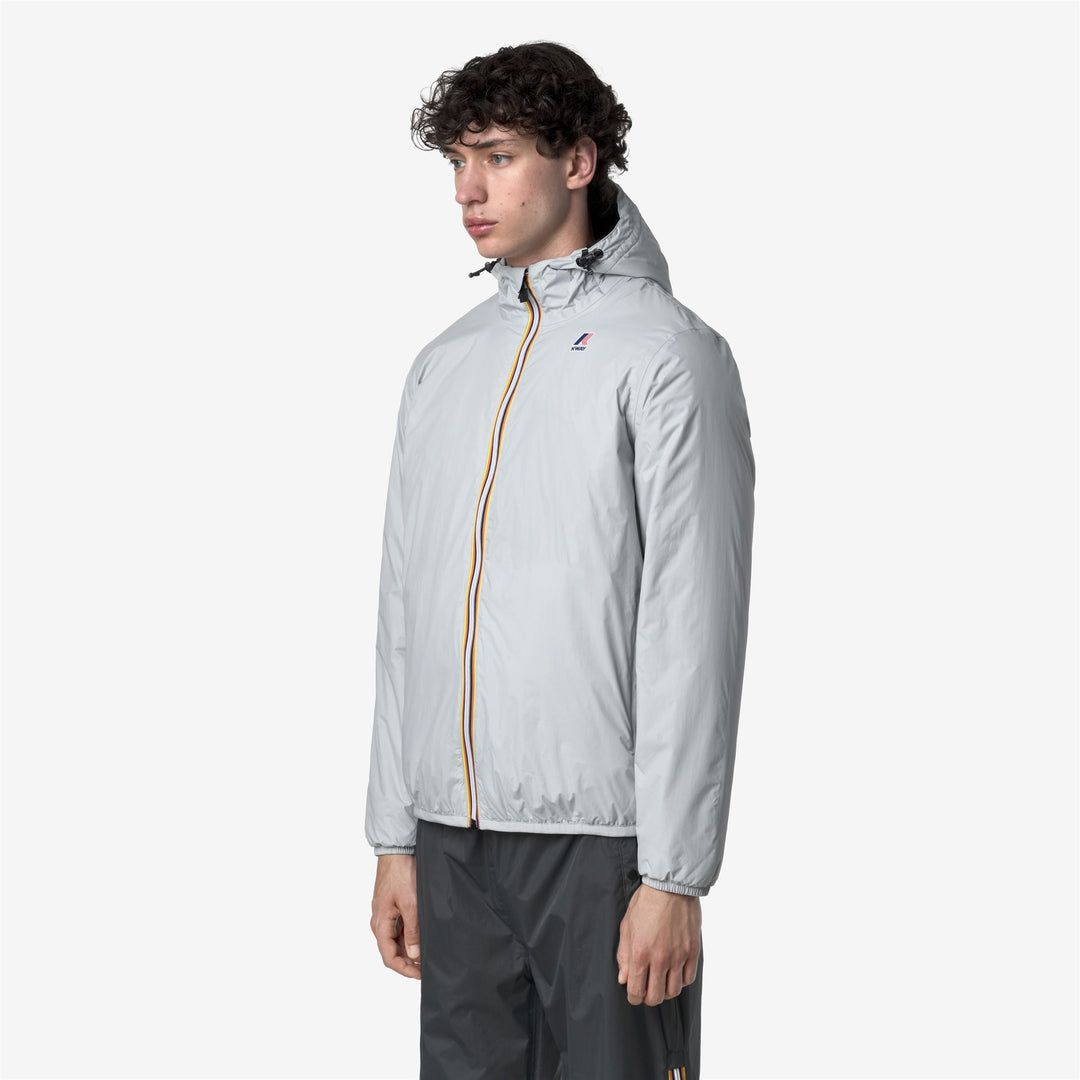 K-WAY Giubbotto unisex corto mezzo peso impermeabile con cappuccio LE VRAI 4.0 CLAUDE WARM