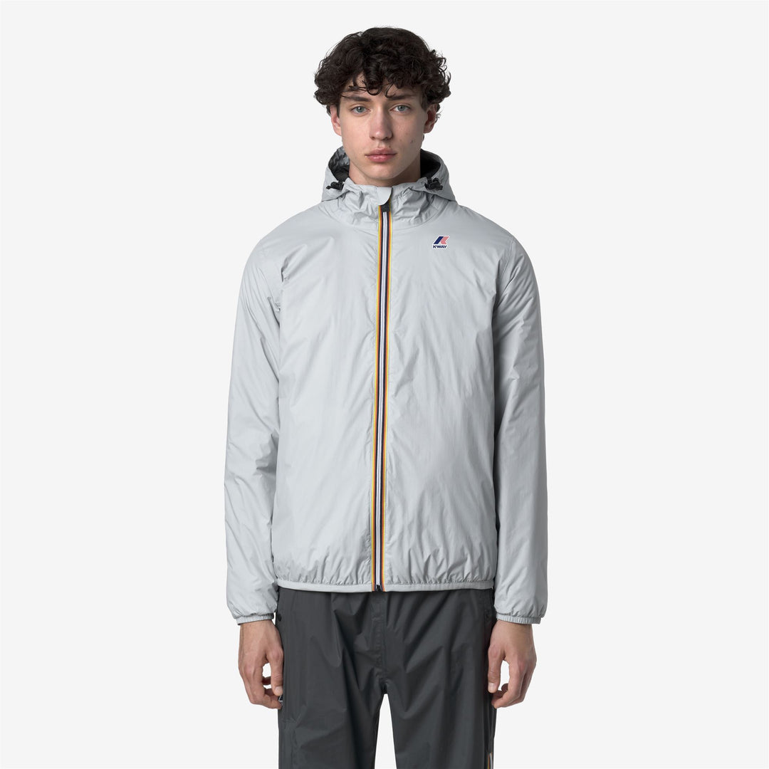 K-WAY Giubbotto unisex corto mezzo peso impermeabile con cappuccio LE VRAI 4.0 CLAUDE WARM