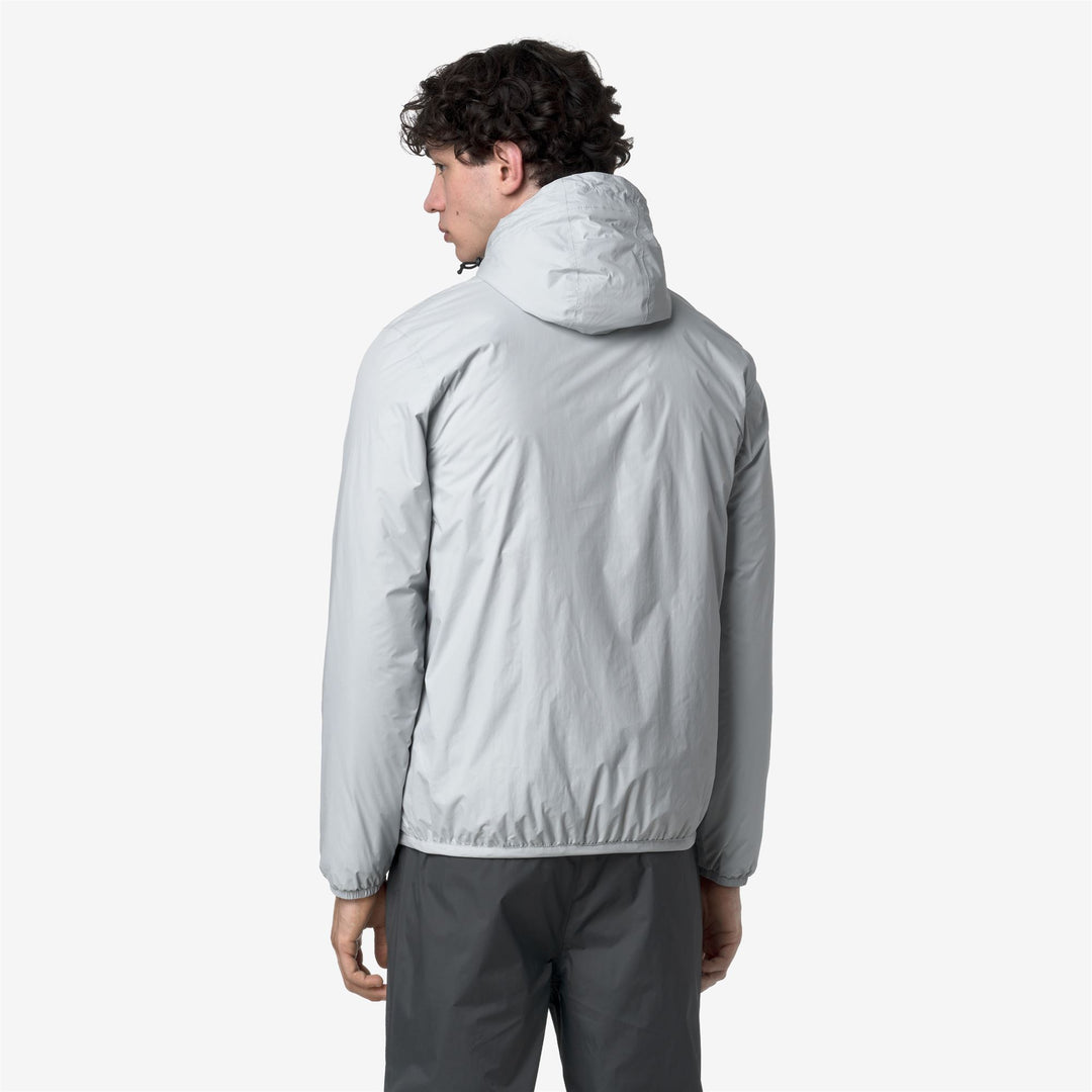 K-WAY Giubbotto unisex corto mezzo peso impermeabile con cappuccio LE VRAI 4.0 CLAUDE WARM