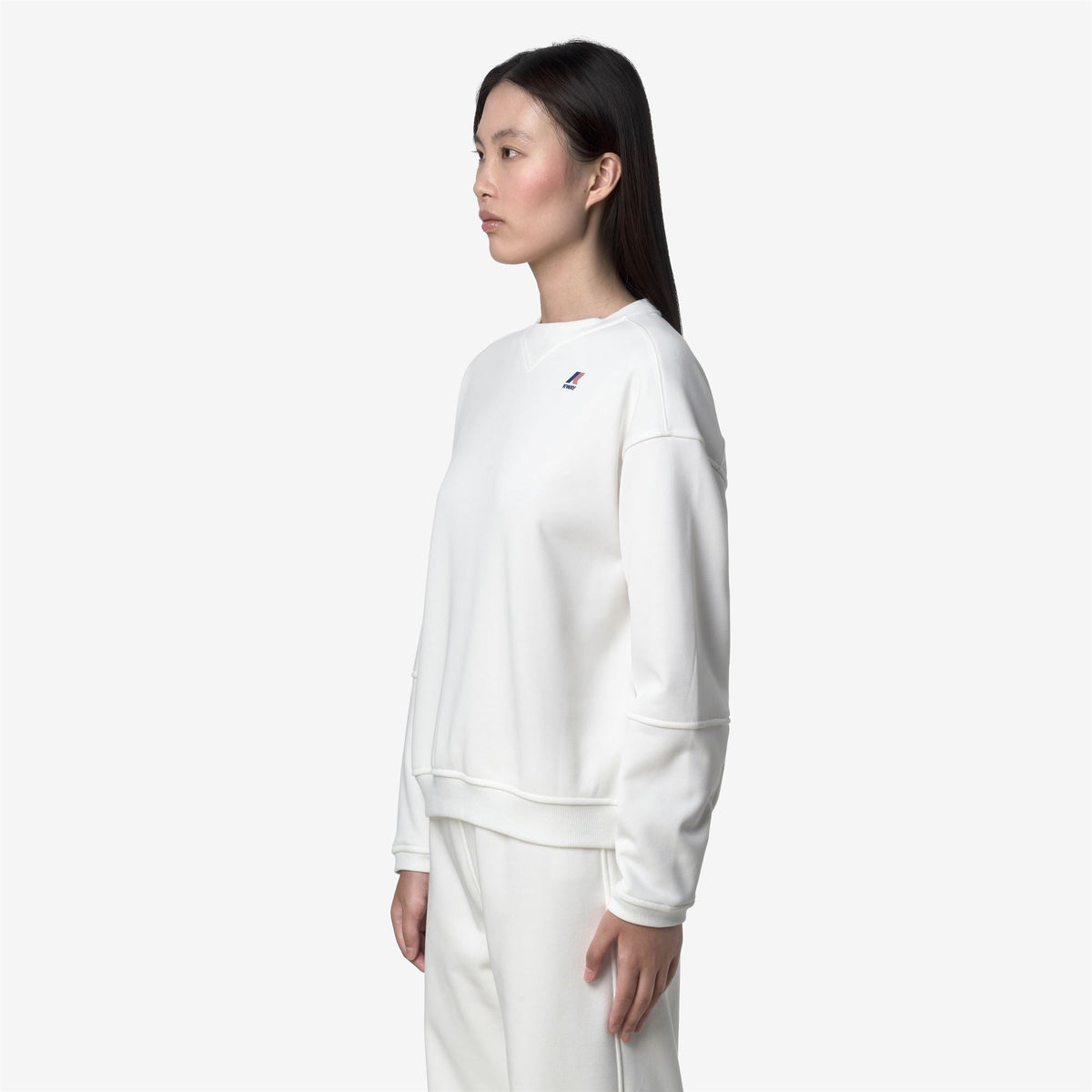 K-WAY Felpa invernale donna girocollo NOELLA BRUSHED PC
