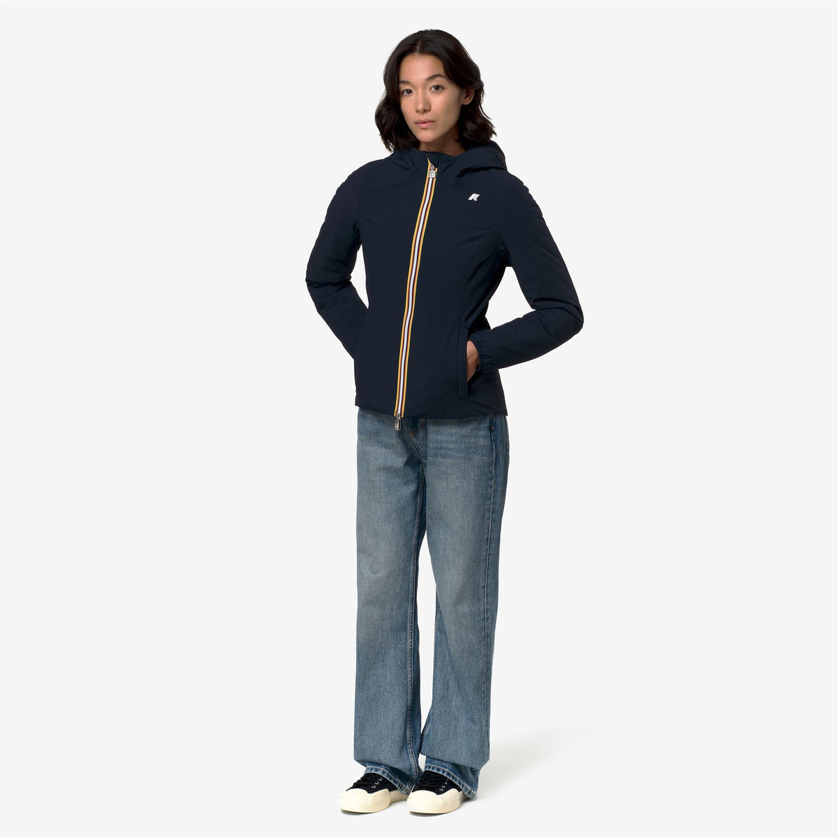 K-WAY Giubbotto donna corto reversibile LILY ST WARM DOUBLE