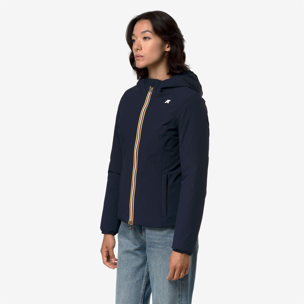 K-WAY Giubbotto donna corto reversibile LILY ST WARM DOUBLE