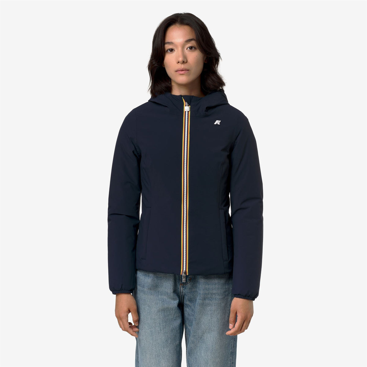 K-WAY Giubbotto donna corto reversibile LILY ST WARM DOUBLE