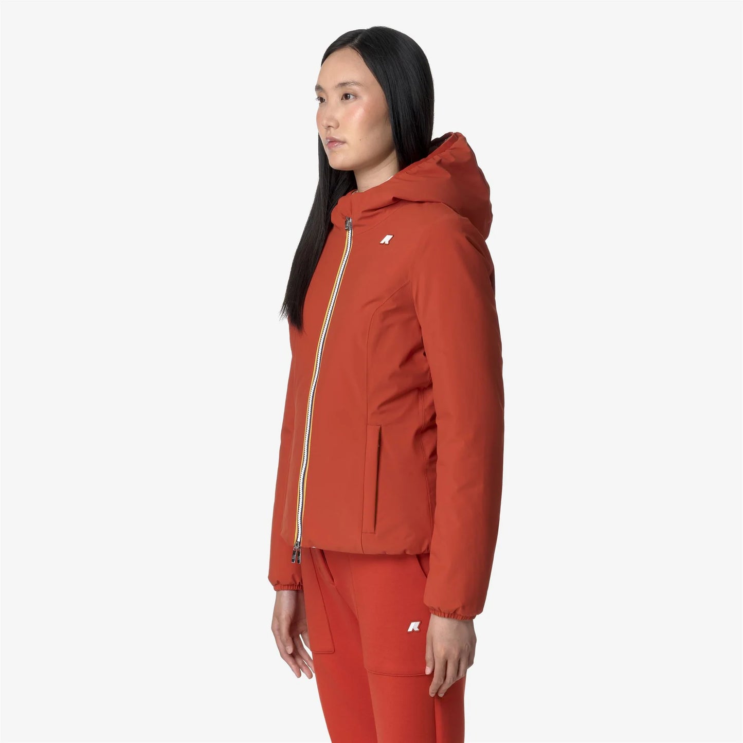 K-WAY Giubbotto donna corto reversibile LILY ST WARM DOUBLE