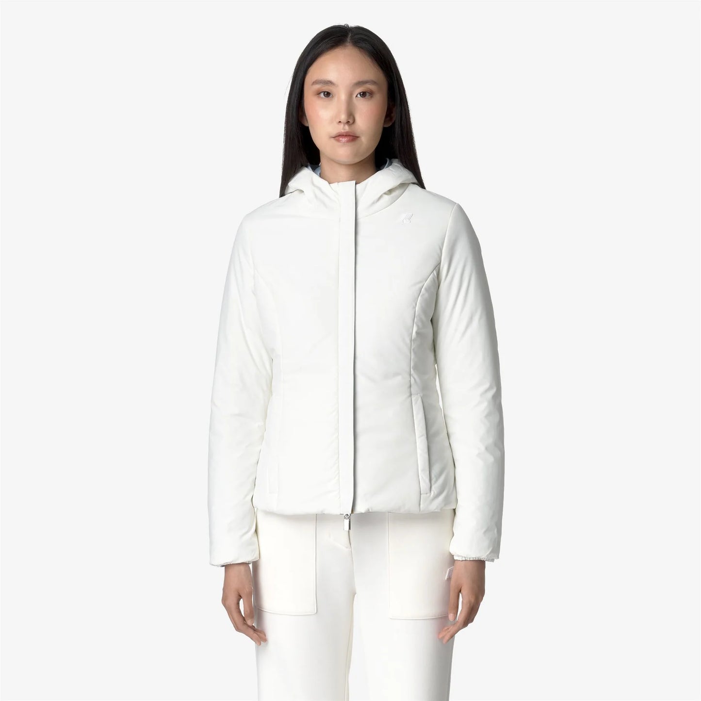 K-WAY Giubbotto donna corto reversibile LILY ST WARM DOUBLE