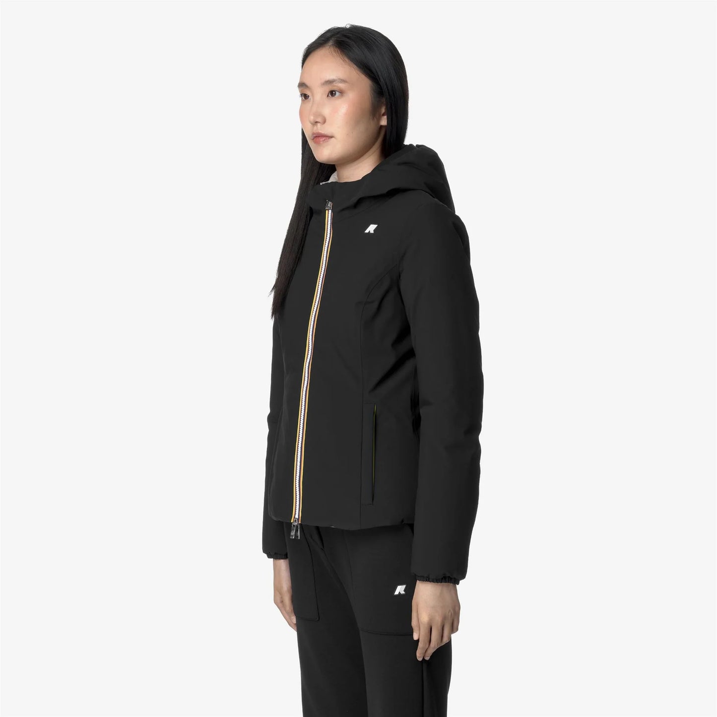 K-WAY Giubbotto donna corto reversibile LILY ST WARM DOUBLE